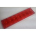 LEGO Transparent Red Plate 2 x 8 (3034)