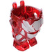 LEGO Transparent Red Rock Monster Body with Gray without Arms