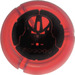 LEGO Transparentes Rot Technic Bionicle Waffe Throwing Disc mit Huna (Toa Metru) Maske (32533)