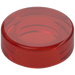 LEGO Transparent Red Tile 1 x 1 Round (98138)