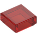 LEGO Transparent Red Tile 1 x 1 with Groove (3070 / 30039) LEGO Transparent Red Tile 1 x 1 with Groove (3070 / 30039)