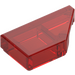 LEGO Transparent Red Tile 1 x 2 45° Angled Cut Right (5092)