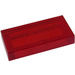 LEGO Transparent Red Tile 1 x 2 with Groove (3069)