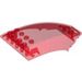 LEGO Transparent Red Windscreen 10 x 6 x 2 (35269 / 45705)