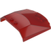 LEGO Transparent Red Windscreen 6 x 6 x 1.3 Curved (2683 / 65633)