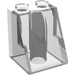 LEGO Transparant Helling 2 x 2 x 2 (65°) met buis aan de onderzijde (3678)