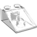 LEGO Transparent Pente 2 x 3 (25°) avec surface rugueuse (3298)