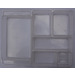 LEGO Transparent Sorting Tray - 6 Compartments (167916)