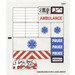 LEGO Transparent Sticker Sheet for Set 60023 (14082 / 16465)