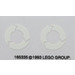LEGO Transparent Sticker Sheet for Set 6668 / 9365 (165335)
