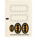 LEGO Transparent Sticker Sheet for Set 7780 (56709)