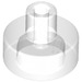 LEGO Transparent Tile 1 x 1 Round with Hollow Bar (20482 / 31570)