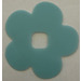 LEGO Transparent Very Light Blue Clikits Film Flower with 5 Petals 4.5 x 4.5 (46465)