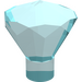 LEGO Transparant zeer lichtblauw Diamant (28556 / 30153)