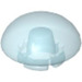 LEGO Transparent Very Light Blue Icon: Round Curved 9mm (45474)