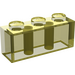 LEGO Transparentes Gelb Backstein 1 x 3 (3622 / 45505)
