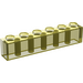 LEGO Transparent Yellow Brick 1 x 6