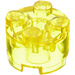 LEGO Transparent Yellow Brick 2 x 2 Round (3941 / 6143)