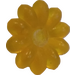 LEGO Transparent Yellow Clikit Daisy 2 x 2 with 10 Petals (45455 / 46281)