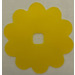 LEGO Transparentes Gelb Clikits Film Blume mit 10 Blütenblätter 6 x 6 (46470)