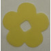 LEGO Giallo trasparente Clikits Film Fiore con 5 Petali 4.5 x 4.5