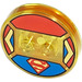 LEGO Transparent Yellow Dimensions Stand with Supergirl (18868)