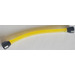 LEGO Transparent Yellow Flexible Hose with Smooth Ends (Black) 8.5 Studs Long