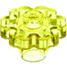 LEGO Transparentes Gelb Blume 2 x 2 mit offenem Bolzen (4728 / 30657)