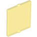 LEGO Transparent Yellow Glass for Window 1 x 2 x 2 (35315 / 86209)