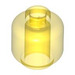 LEGO Transparent Yellow Minifigure Head (Safety Stud) (3626 / 88475)