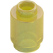 LEGO Transparent Yellow Opal Brick 1 x 1 Round with Open Stud (3062)