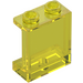 LEGO Giallo trasparente Pannello 1 x 2 x 2 con supporti laterali, bottoncini cavi (35378 / 87552)