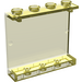 LEGO Transparentes Gelb Panel 1 x 4 x 3 ohne seitliche Stützen, hohle Bolzen (4215 / 30007)