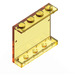 LEGO Transparentes Gelb Panel 1 x 4 x 3 ohne seitliche Stützen, solide Bolzen (4215)