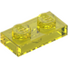 LEGO Transparent Yellow Plate 1 x 2 (3023 / 28653)