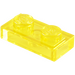 LEGO Transparent Yellow Plate 1 x 2 (3023 / 28653)