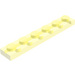 LEGO Transparant Gul Platta 1 x 6 (3666)