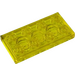 LEGO Transparent Yellow Plate 2 x 4 (3020 / 5584)