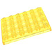 LEGO Transparentes Gelb Platte 4 x 6