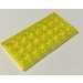 LEGO Transparent Yellow Plate 4 x 8 (3035)