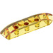 LEGO Transparent Yellow Slope 1 x 4 Curved with Sloped Ends and Two Top Studs (40996)