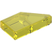 LEGO Transparent Yellow Tile 1 x 2 45° Angled Cut Left (5091)