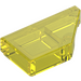 LEGO Transparent Yellow Tile 1 x 2 45° Angled Cut Right (5092)