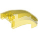 LEGO Transparent Yellow Windscreen 10 x 6 x 4 Curved (18729 / 43376)