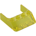 LEGO Transparent Yellow Windscreen 4 x 4 x 1 (6238)