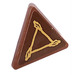 LEGO Triangular Sign with Thee Broomsticks Logo Sticker with Split Clip (30259)