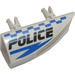 LEGO Véhicule Côté Flaring Intake 1 x 4 avec Bleu Checkered Police logo - Droite (30647)
