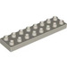 LEGO Very Light Gray Duplo Plate 2 x 8 (44524)