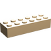 LEGO Sehr hellorange Backstein 2 x 6 (2456 / 44237)