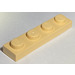 LEGO Very Light Orange Plate 1 x 4 (3710)